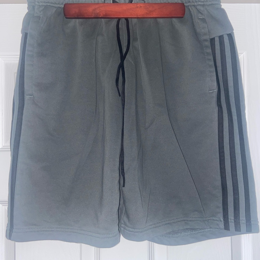 Men's Gray Adidas Shorts